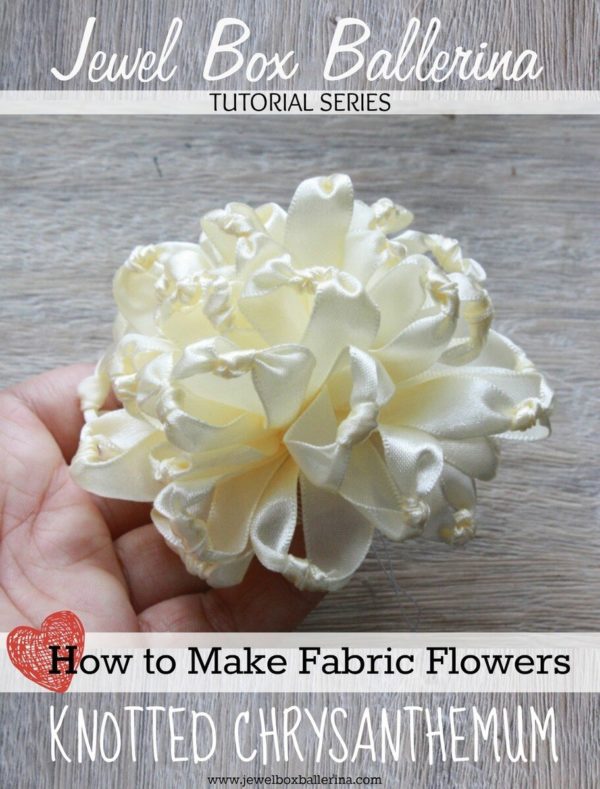 fabric flower knotted chrysanthemum