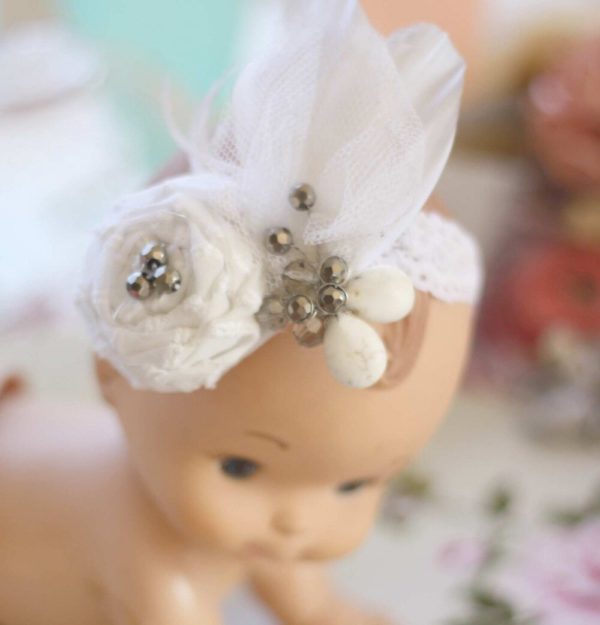 How to Make a Rolled Rose Fabric Flower Tutorial for Making Couture Baby Headbands