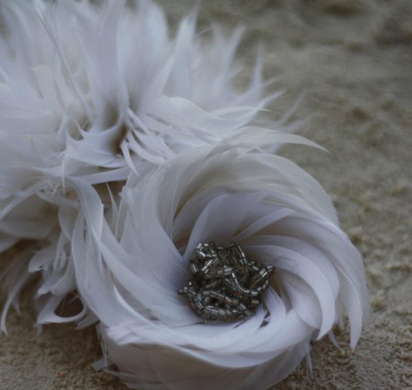 feather flowers for wedding fascinators | Arabella Rose Tutorial
