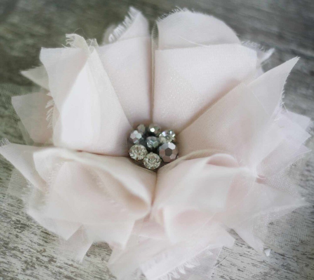 How to make fabric flowers for hair fascinators and diy wedding bouquets | Carnation Tutorial