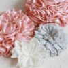 Create Flowers from fabric using the Ruffled Blossom Sewing Tutorial