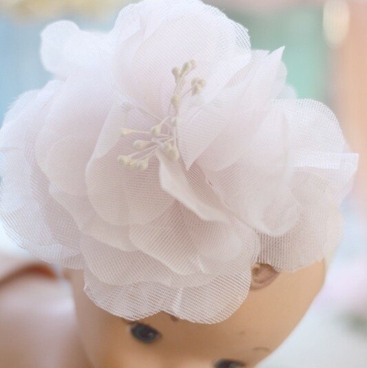 Hair Flower Fascinator Accessory | Fabric Flower Tutorial by Jewel Box Ballerina