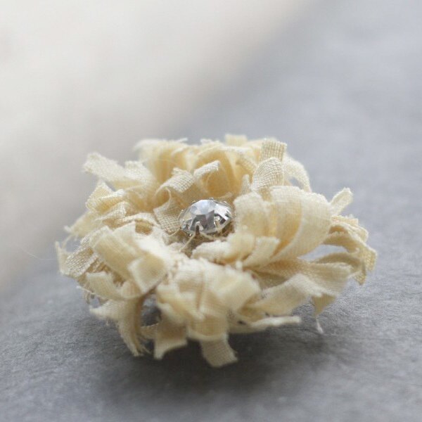 How to make no sew fabric flowers | Chrysanthemum Tutorial